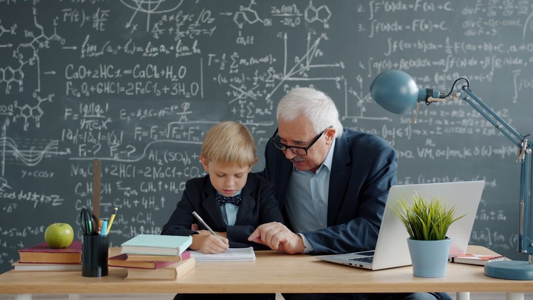 seniors in classroom learning